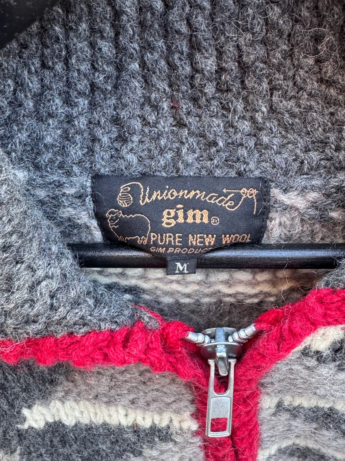 GIM 패턴 퓨어울 스웨터 코위찬 상품이미지4