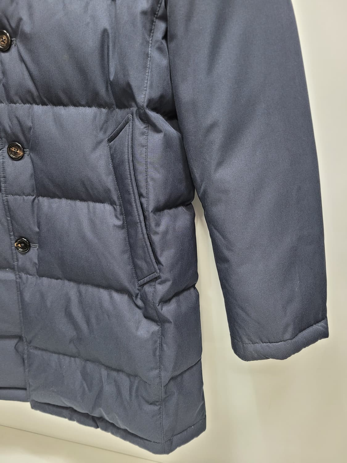 TUXY 턱시 구스 다운 패딩 코트 /  남 100 네이비 상품이미지4