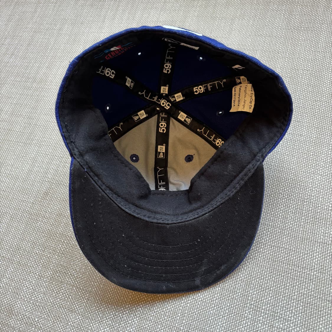 뉴에라(New Era)의 59FIFTY 라인 블루 볼캡 아동용 상품이미지7