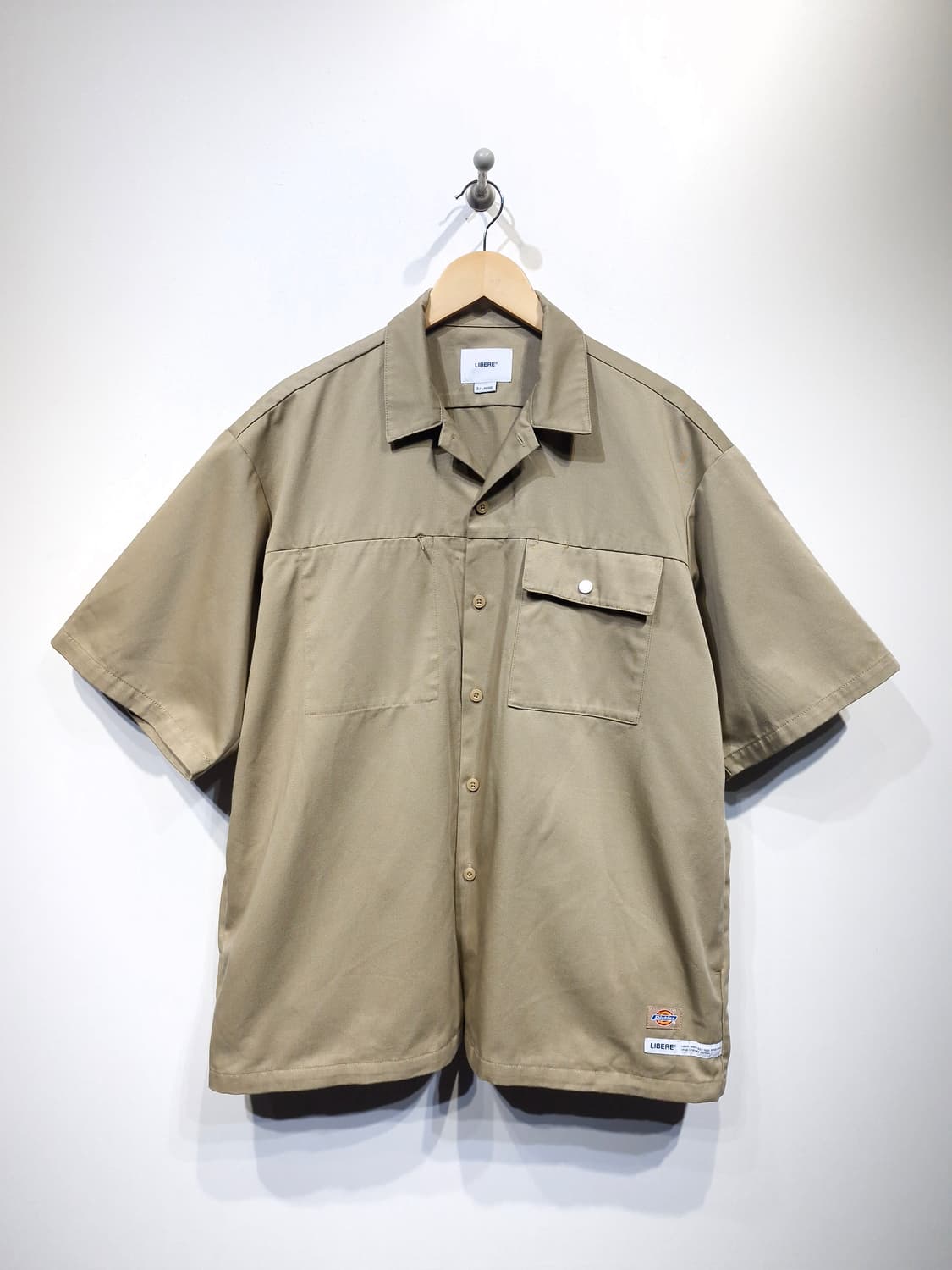 리베레 x 디키즈(LIBERE x Dickies)플러스 워크 셔츠 베이지 상품이미지2