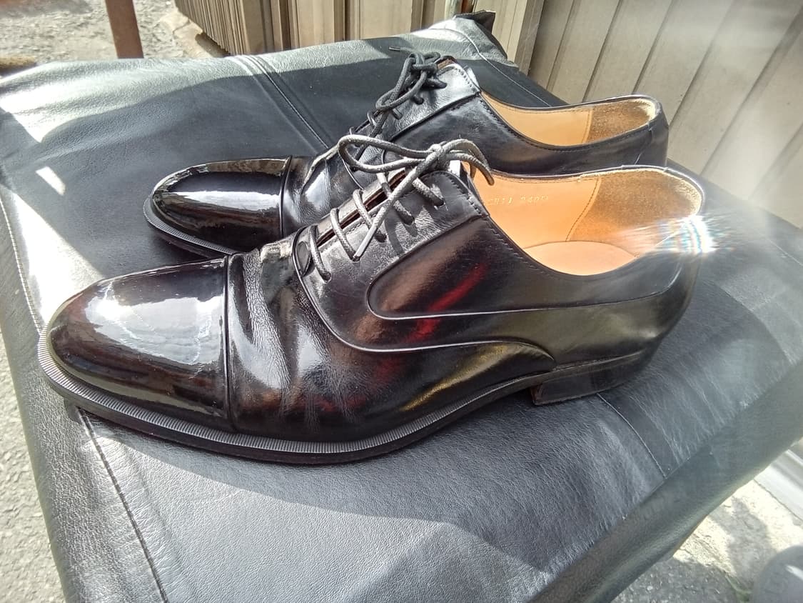 헤리티지 리갈 스트레이트 팁,다크블랙 정장 구두 상품이미지5