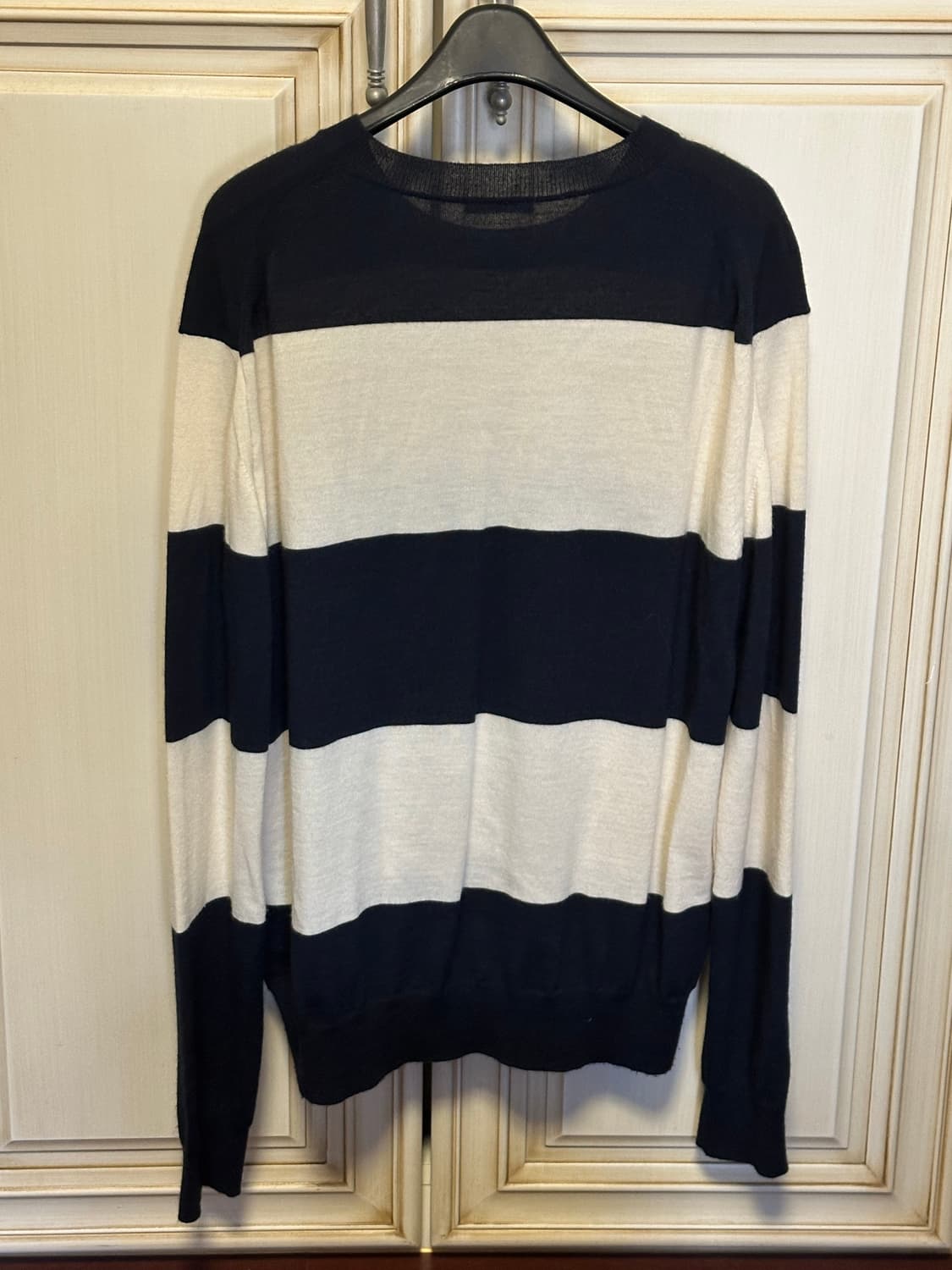 오라리 스트라이프 울 캐시미어 니트 상품이미지3