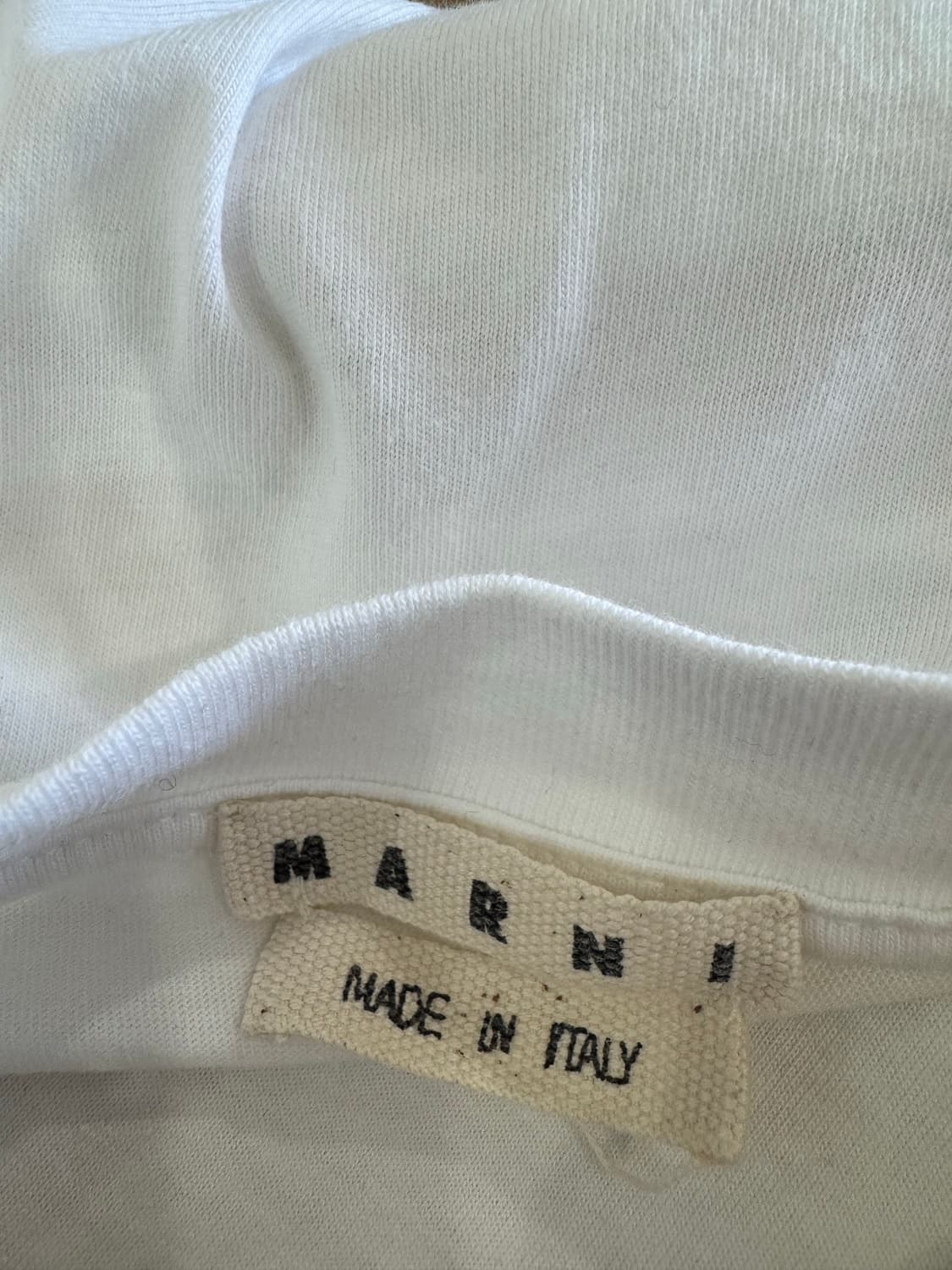 MARNI 마르니 로고 반팔 티셔츠 상품이미지5