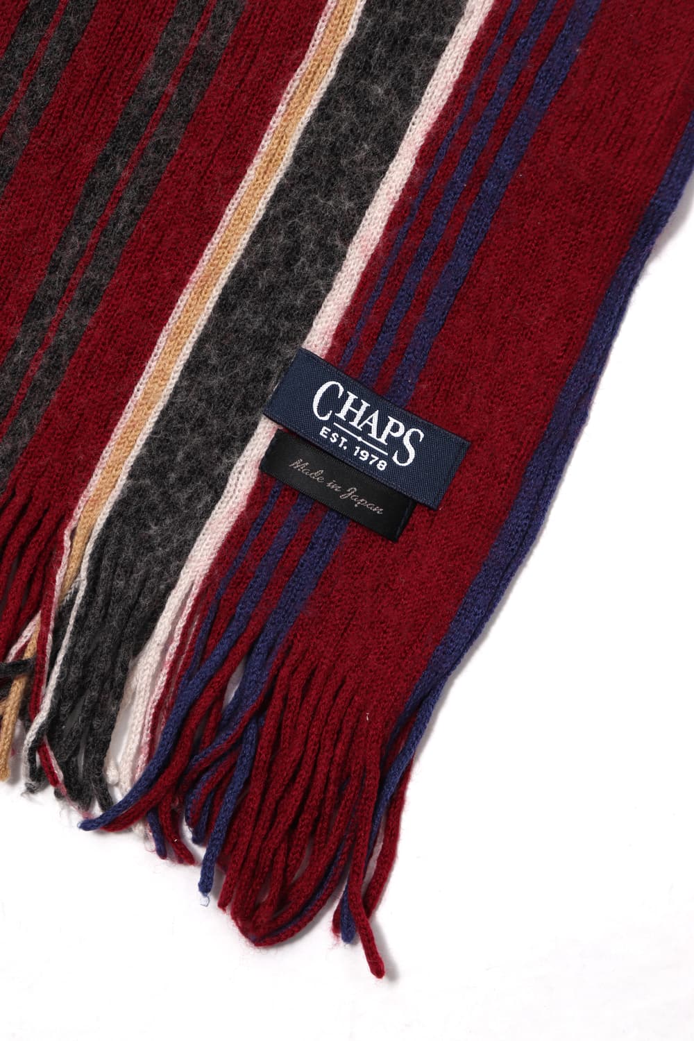 CHAPS JAPAN MADE 스트라이프 머플러 size 146*24 상품이미지4