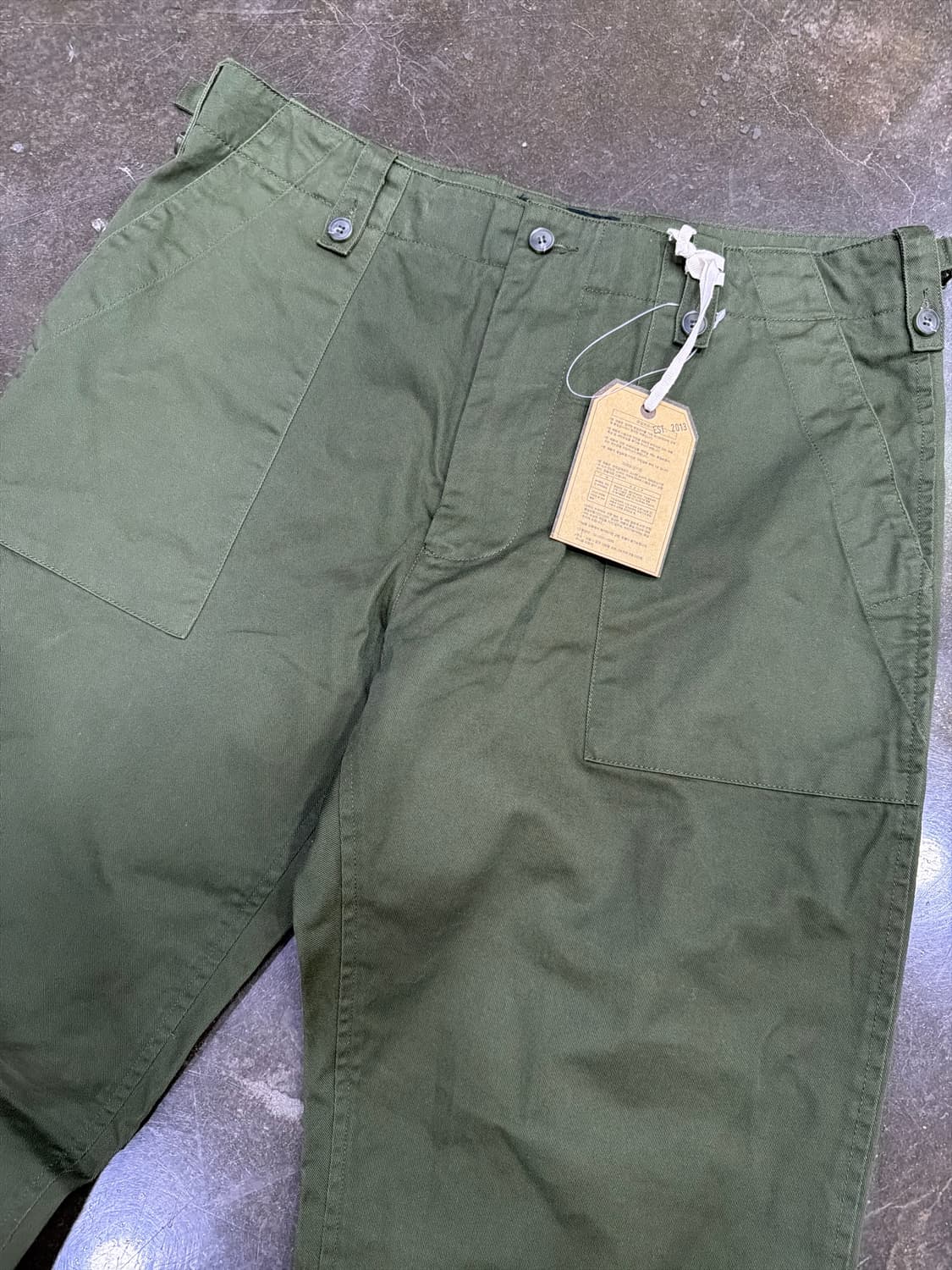 유니폼브릿지 영국군 퍼티그팬츠 올리브 XL 상품이미지3