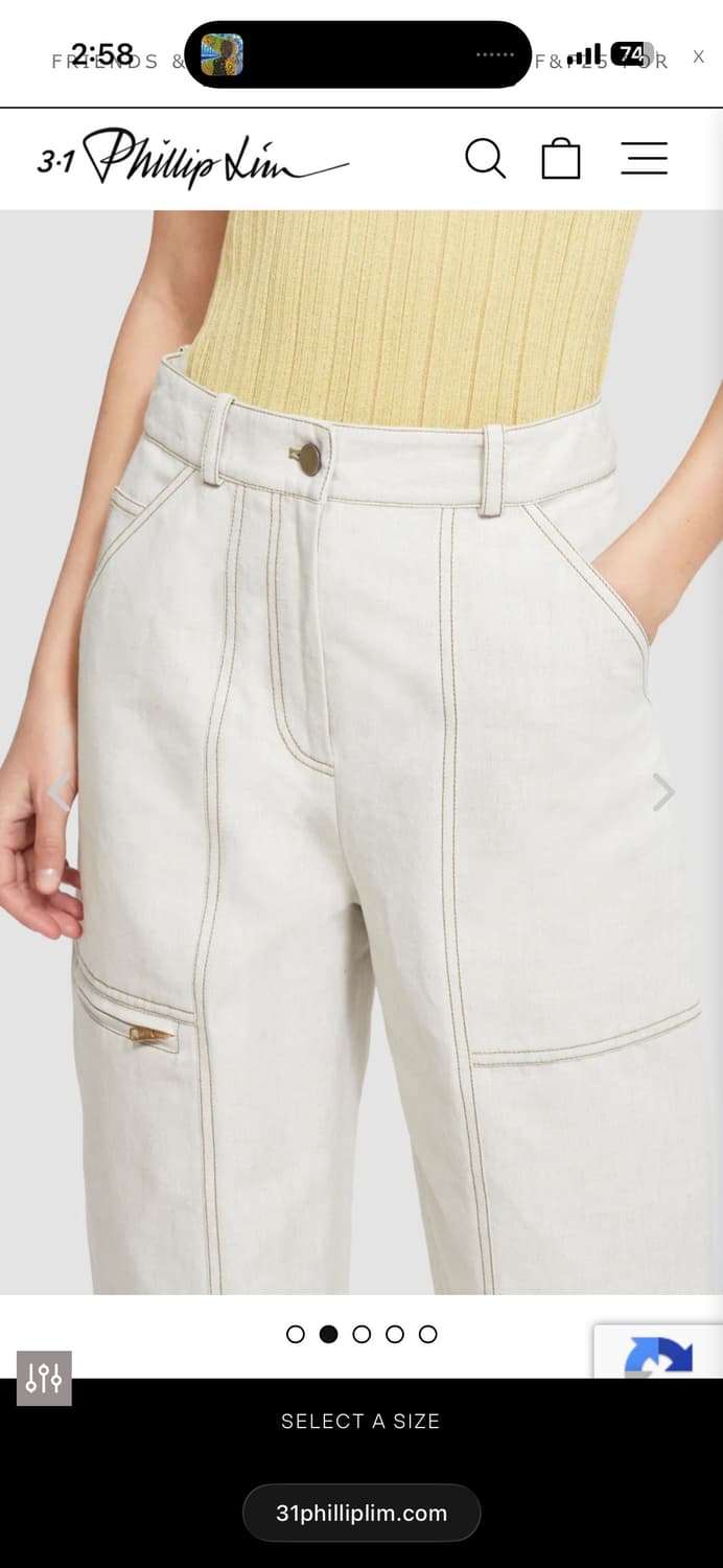 필립림 워크웨어 린넨 데님 셋업 상품이미지4