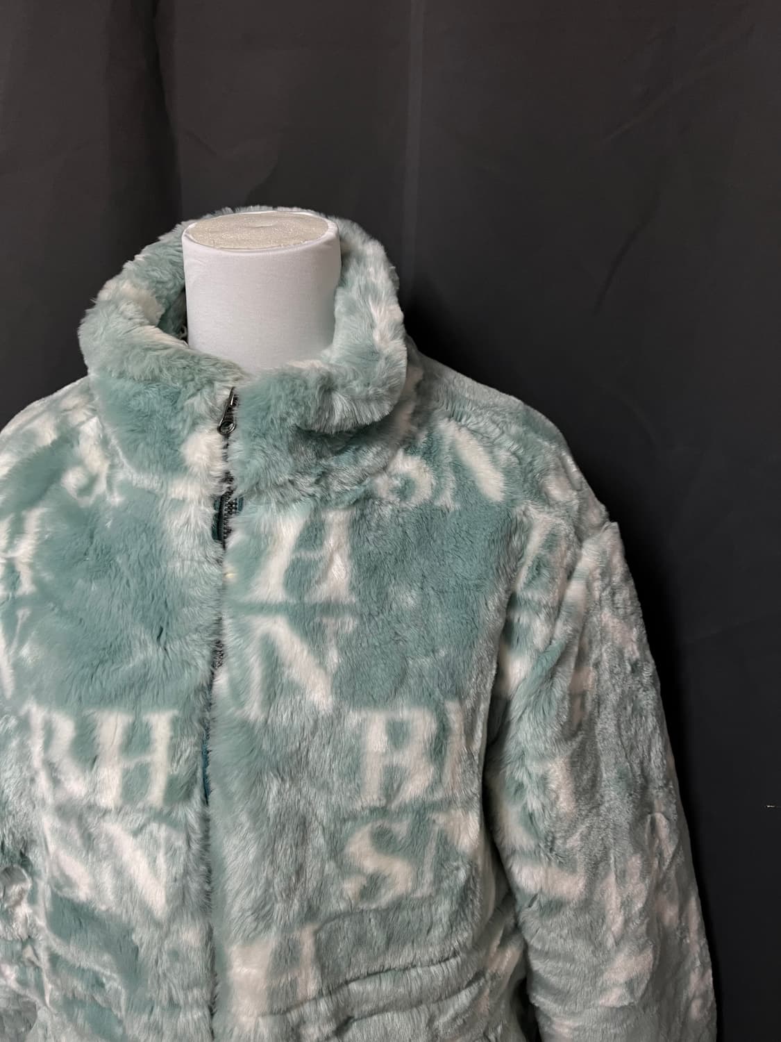 어피스오브케이크 민트 퍼자켓 상품이미지2