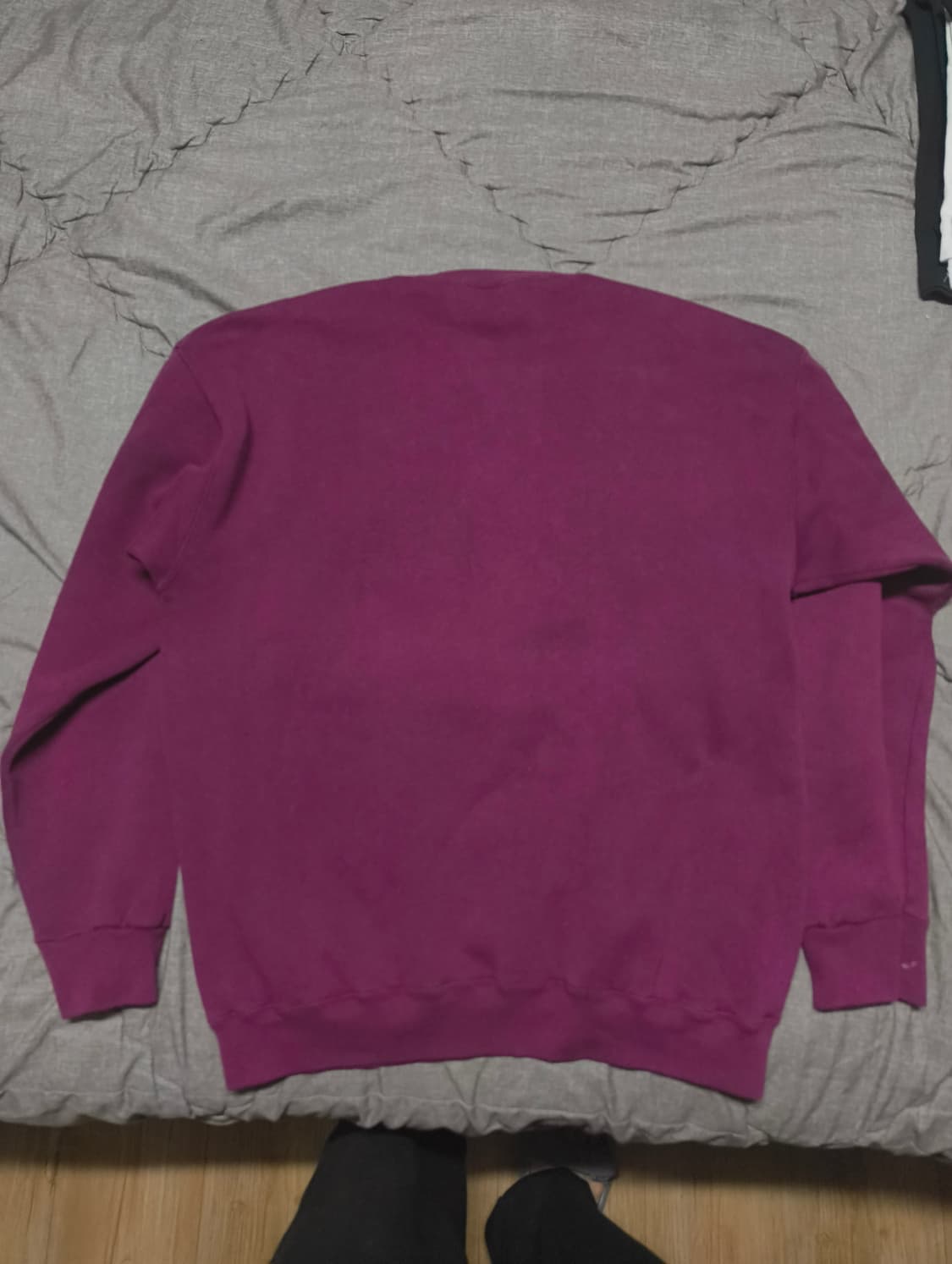 90s 할리데이비슨 스웻셔츠 퍼플 L 상품이미지3