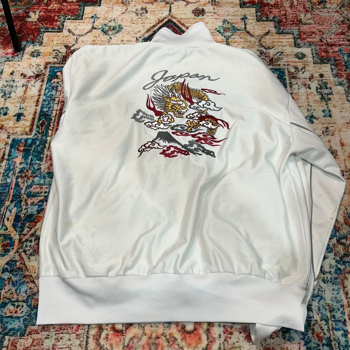 [XL] 용 자수 스카쟌 져지 자켓 상품이미지2