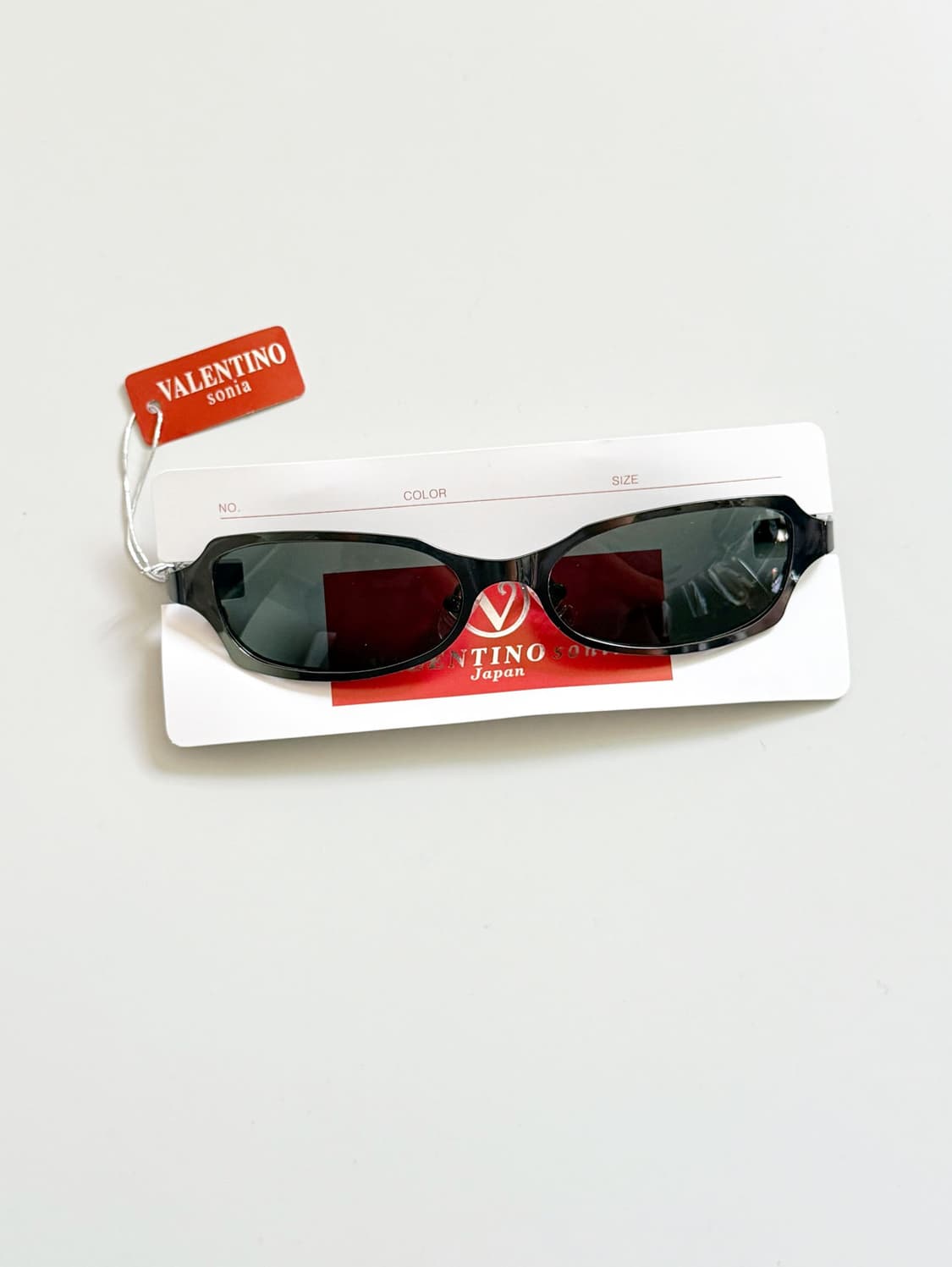 VALENTINO SONIA JAPAN 메탈릭 스퀘어 빈티지 선글라스 상품이미지1