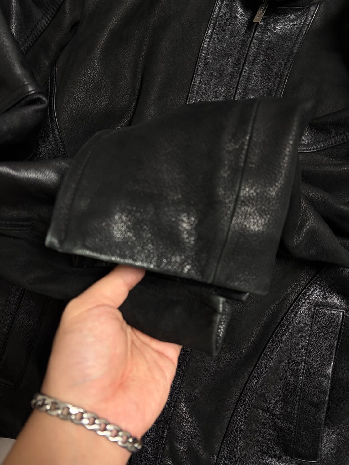 (95) ziozia 지오지아 고트스킨 염소가죽 자켓 상품이미지9