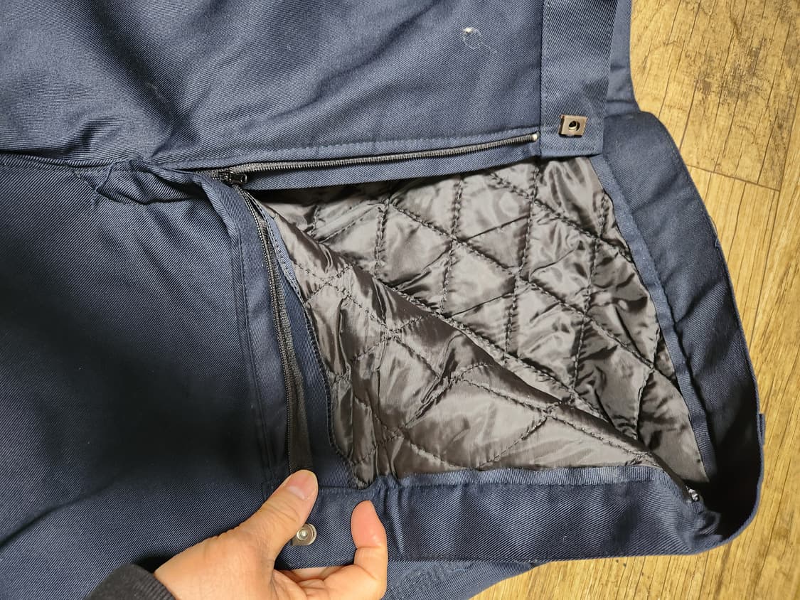 새옷)작업복용 네이비 솜바지 32 상품이미지5