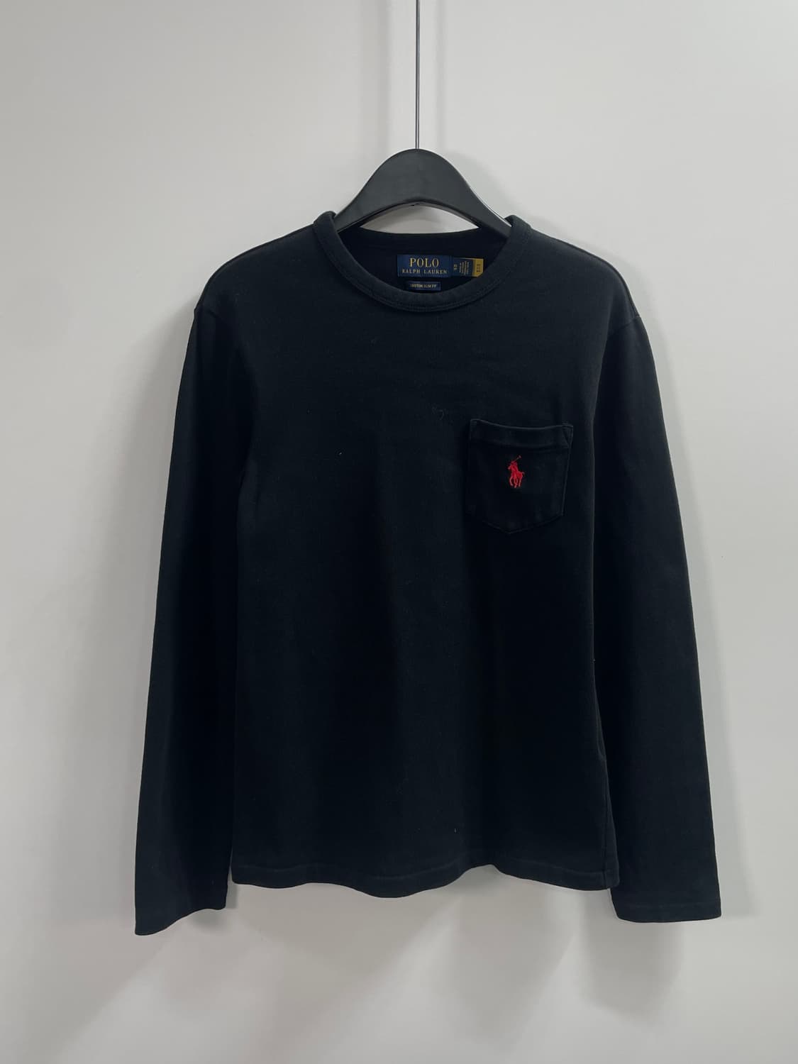 폴로 랄프로렌 포켓 헤비 롱슬리브 긴팔티 (on.675)   상품이미지1