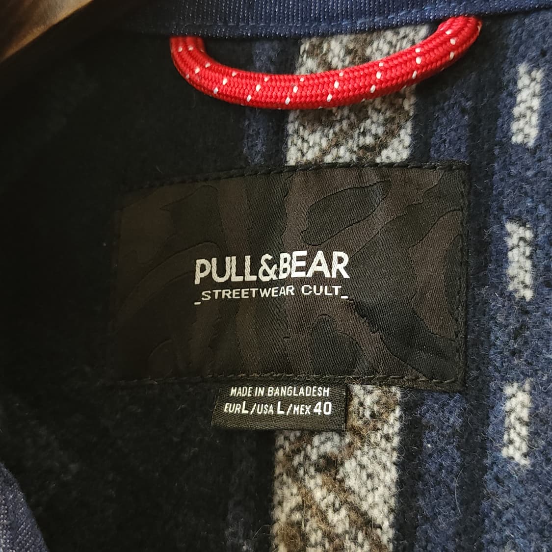 00s 풀앤베어 헤비 플란넬 워크셔츠 나바호 셔츠자켓 L 상품이미지6