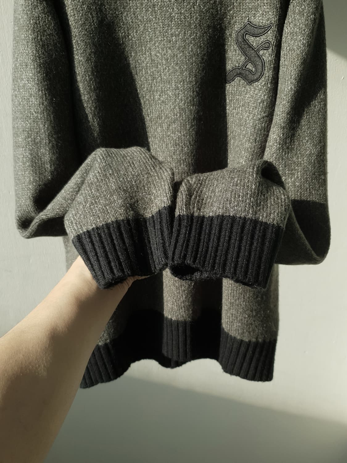 90s Stussy old english knit 상품이미지6