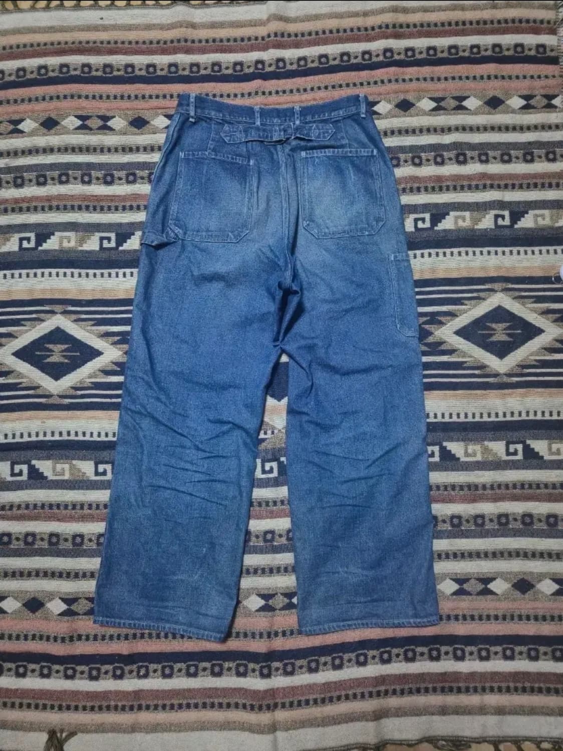 [2]피그벨 PEOPLE 별주 한정판 데님 페인터 트라우저 상품이미지3