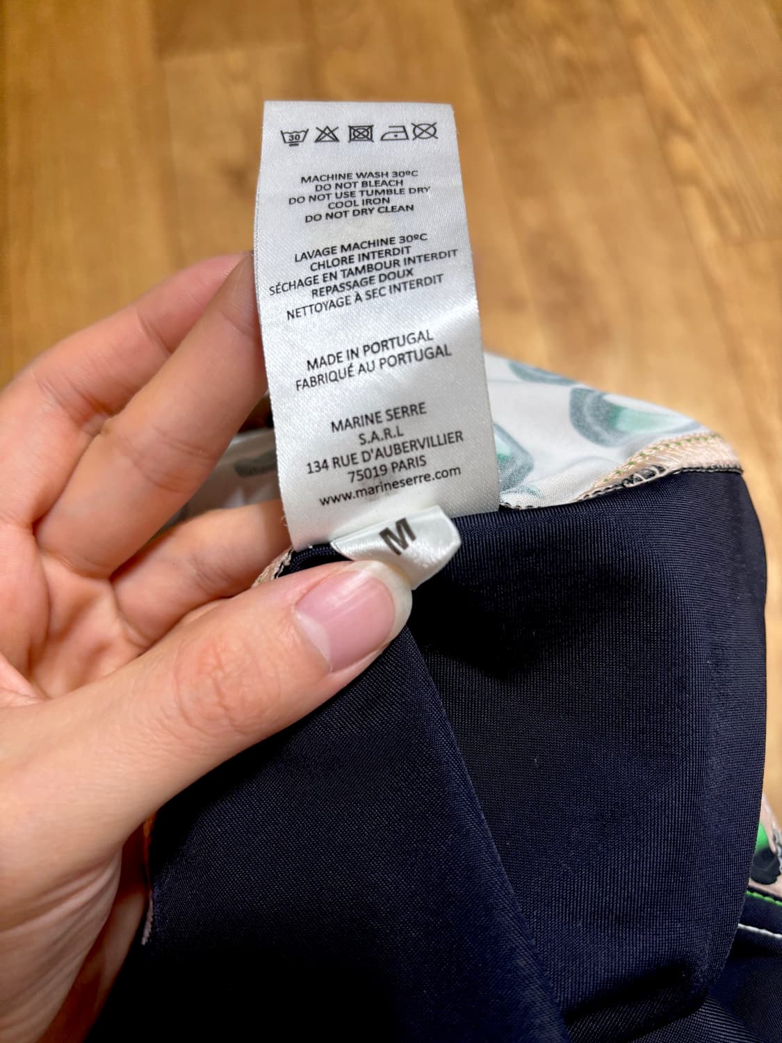 마린세르 문 프린팅 져지탑 상품이미지7