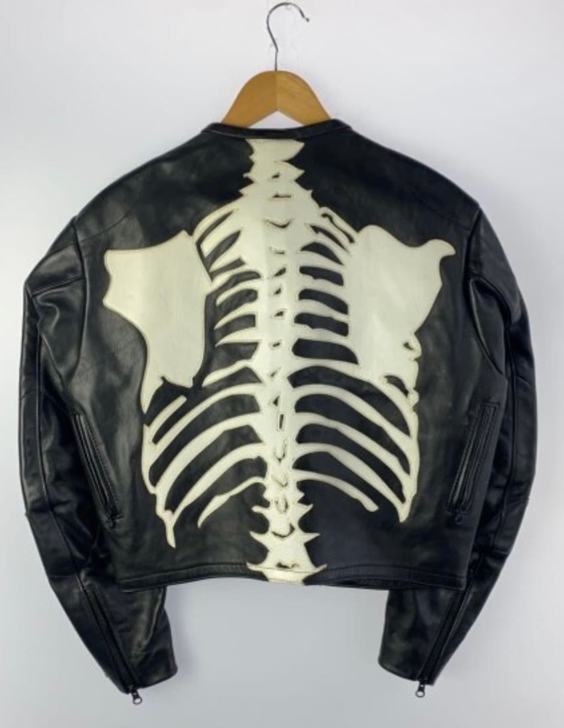 밴슨 레더 스켈레톤 자켓 상품이미지2