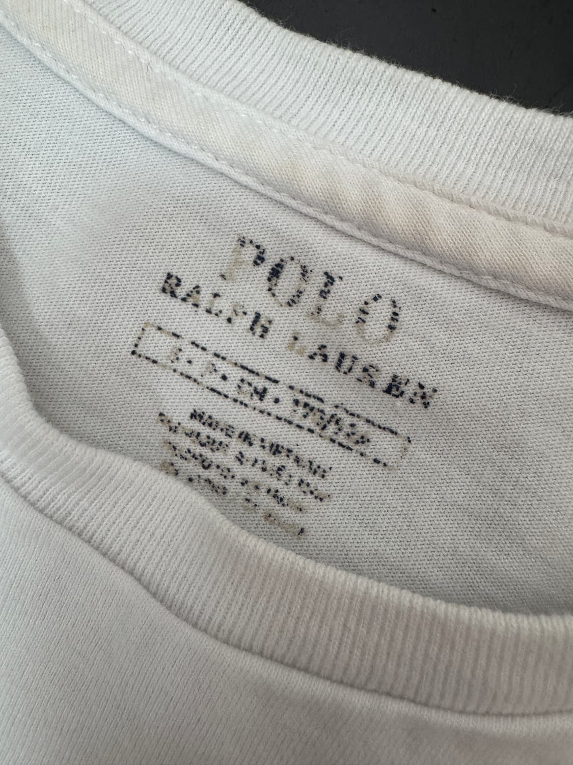 여성 폴로랄프로렌 화이트 반팔 티셔츠 상품이미지3