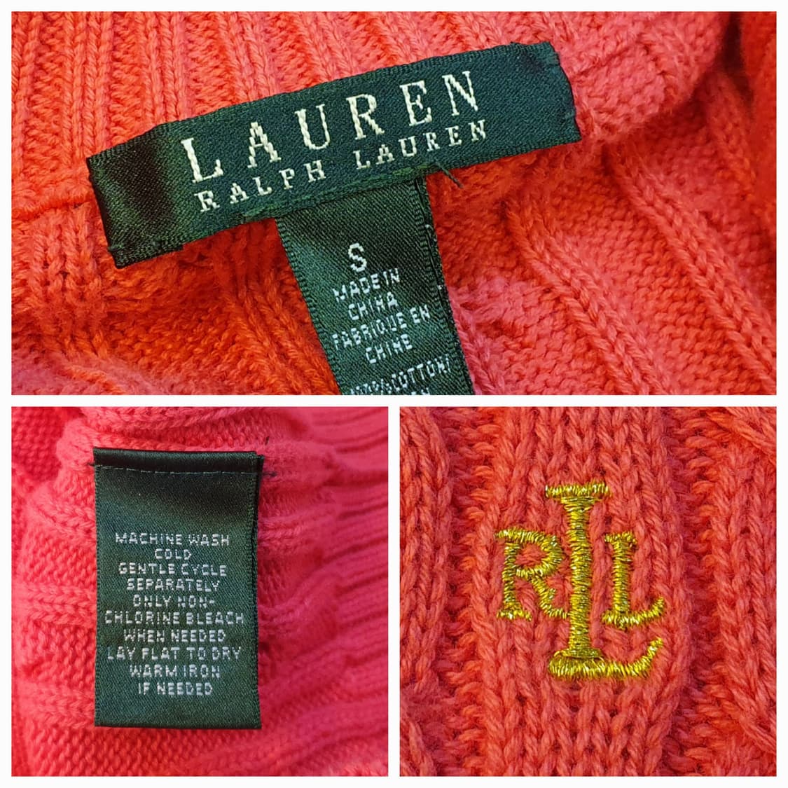 55.랄프로렌 케이블 집업니트 상품이미지7