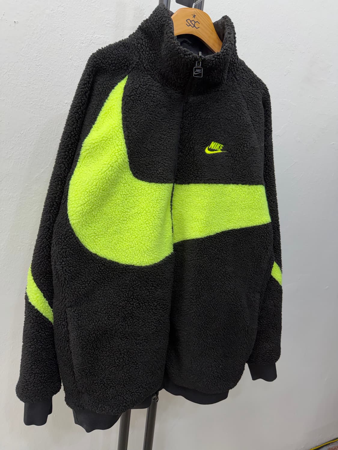 정품) 나이키 남성 리버시블 양면 뽀글이 플리스 L 상품이미지2