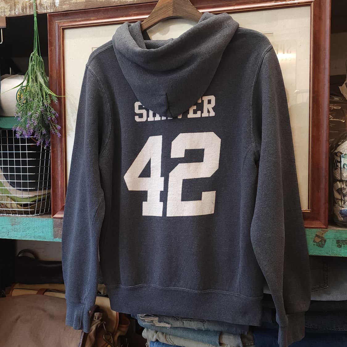 90s 러셀 후드 스웻셔츠 니트로 엘리트 오리지널 빈티지 레터링 S 상품이미지4