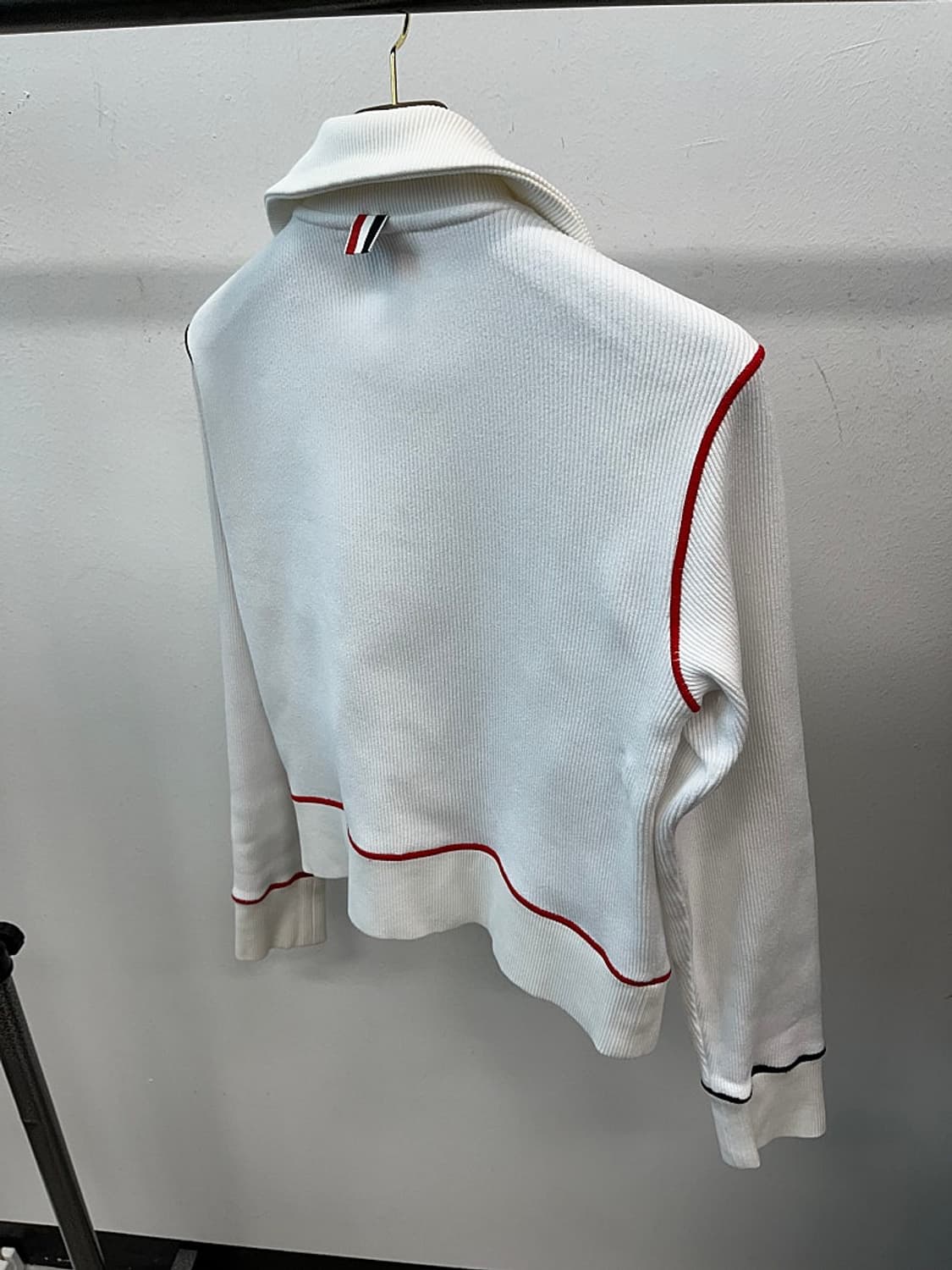 여) 톰브라운 콘트라스트 라운드카라 자켓  상품이미지8