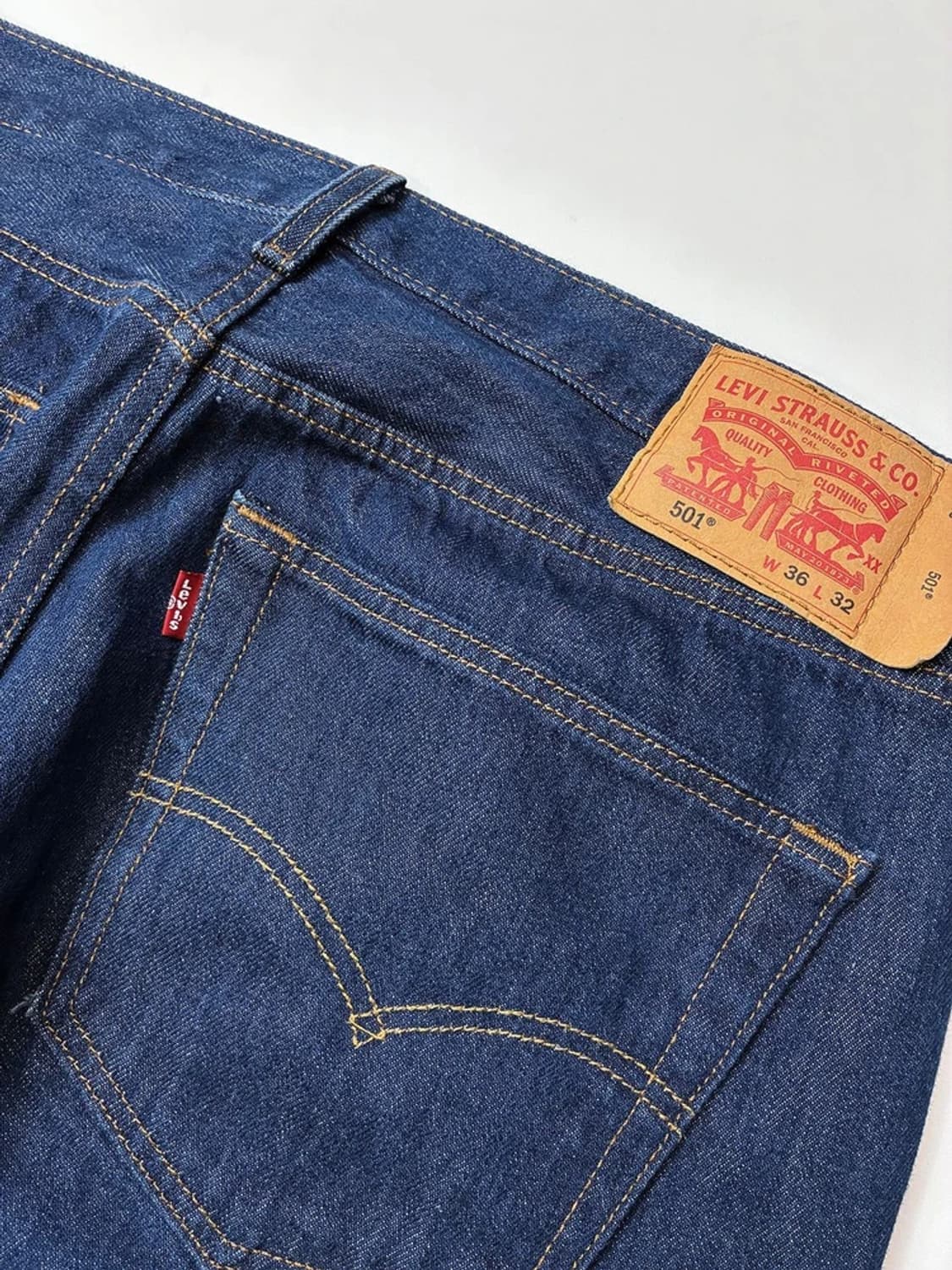 리바이스 501 스트레이트 롤업 데님 팬츠 PN5354 상품이미지7