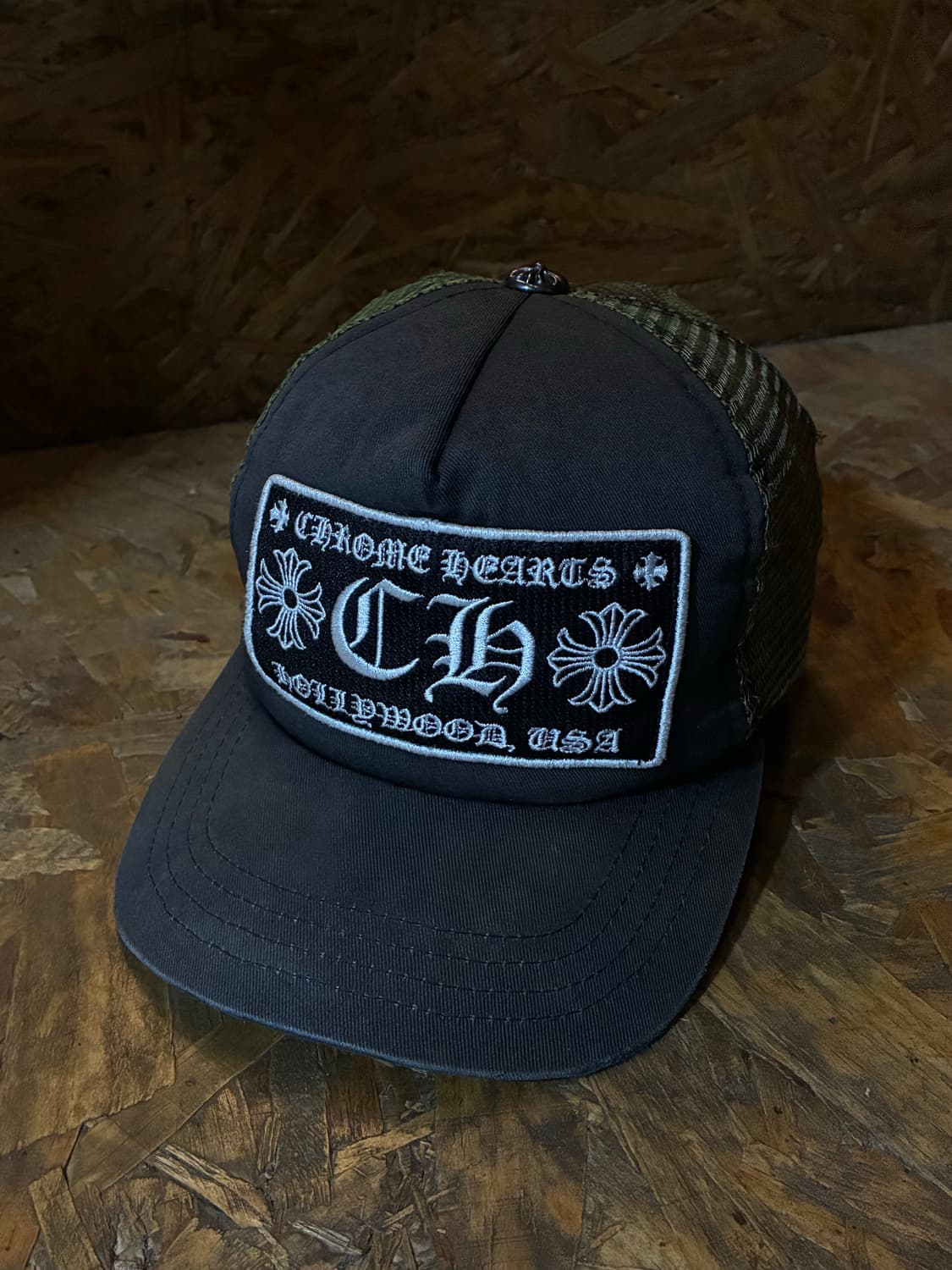 00s Chrome Hearts 크롬하츠 ch로고 카모 레이어드 메쉬캡 상품이미지1
