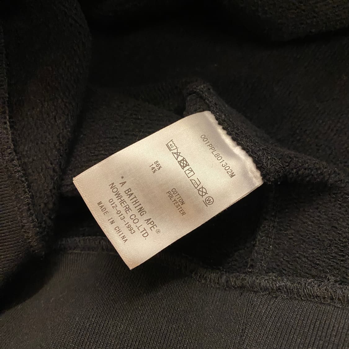 베이프 원포인트 후드티 상품이미지4