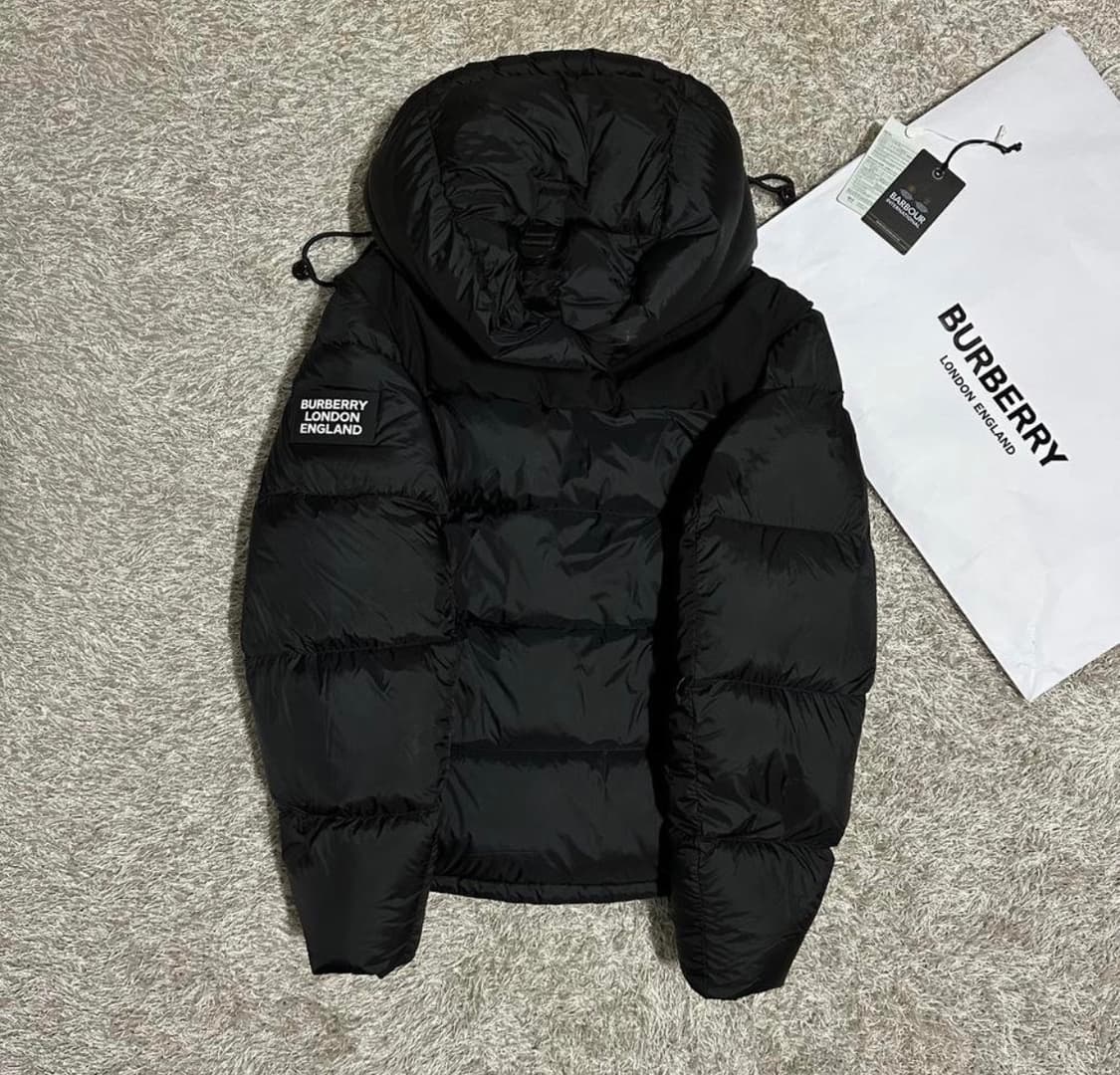 [리오브] 버버리 빈티지 체크 디테처블 패딩 상품이미지3
