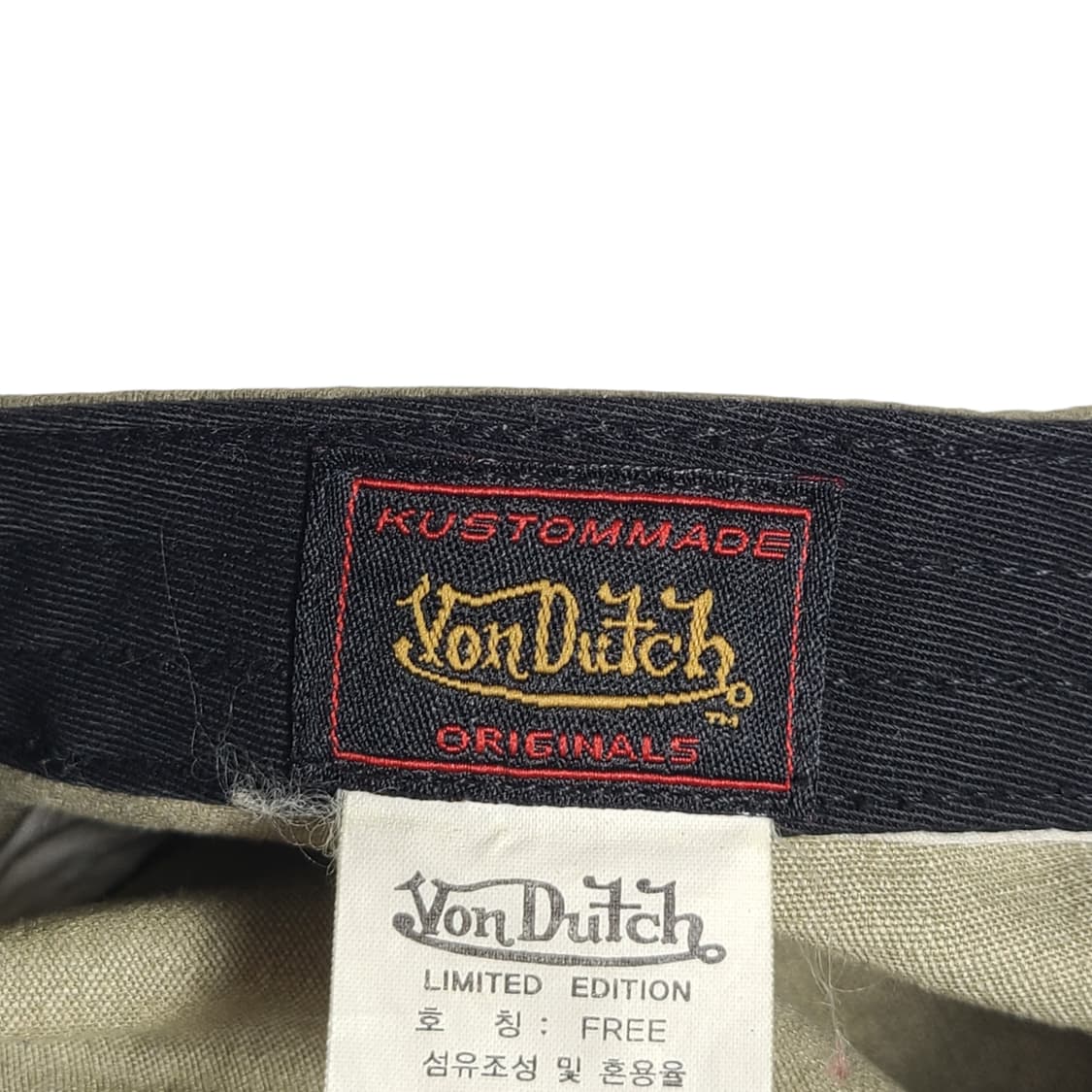 VonDuTch) 본더치 Y2K 패치 로고 밀리터리 캡 상품이미지6