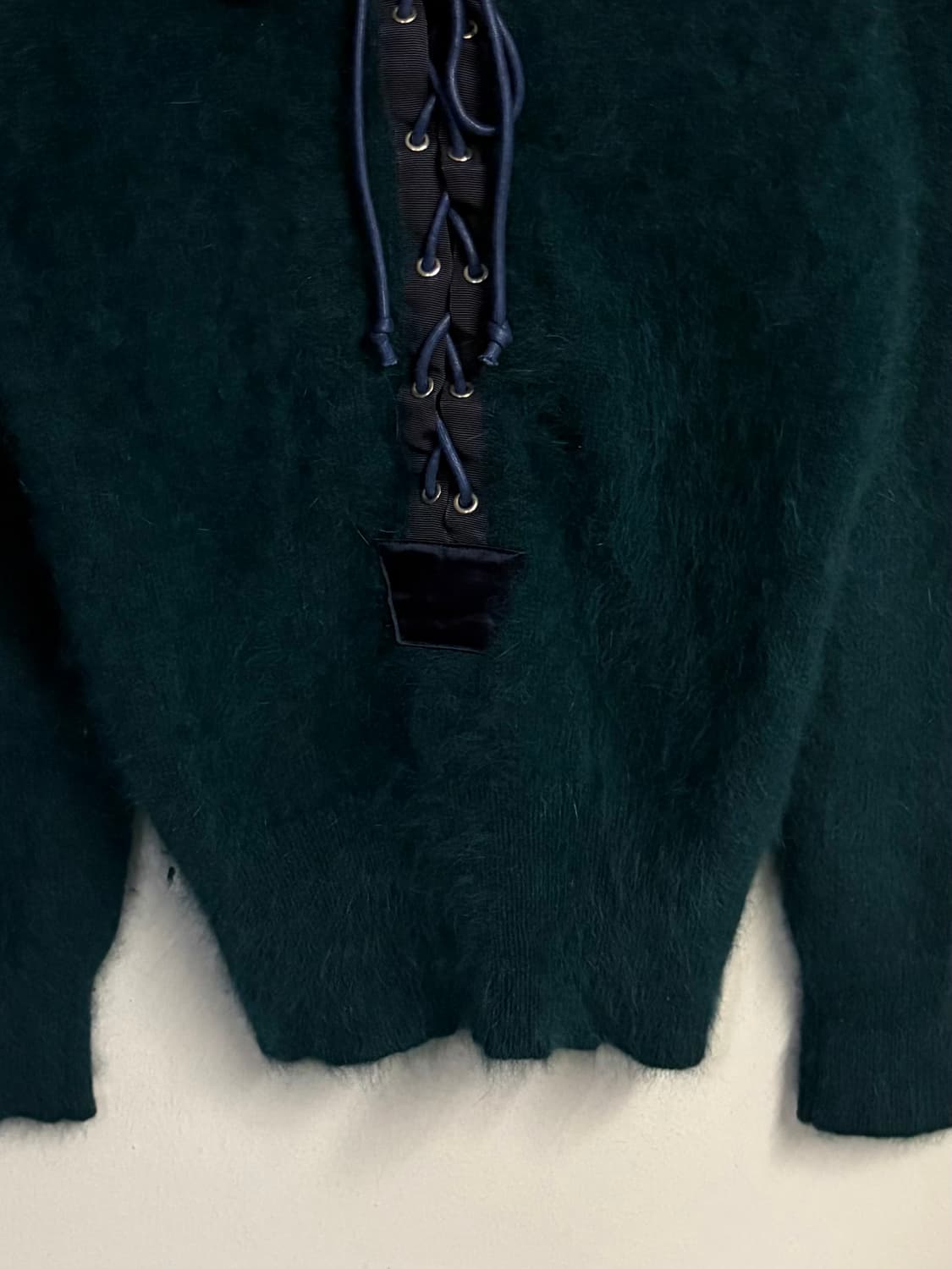 SACAI LUCK lace up angora knit 상품이미지6