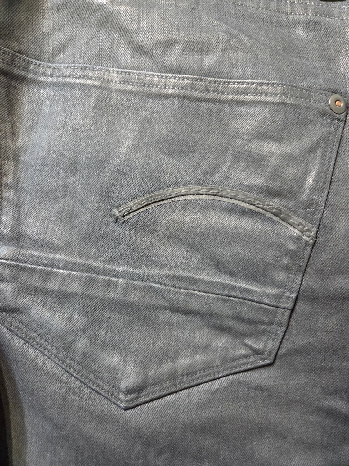 G-STAR블랙 코팅 데님 팬츠(W33/L32)택없음 상품이미지6