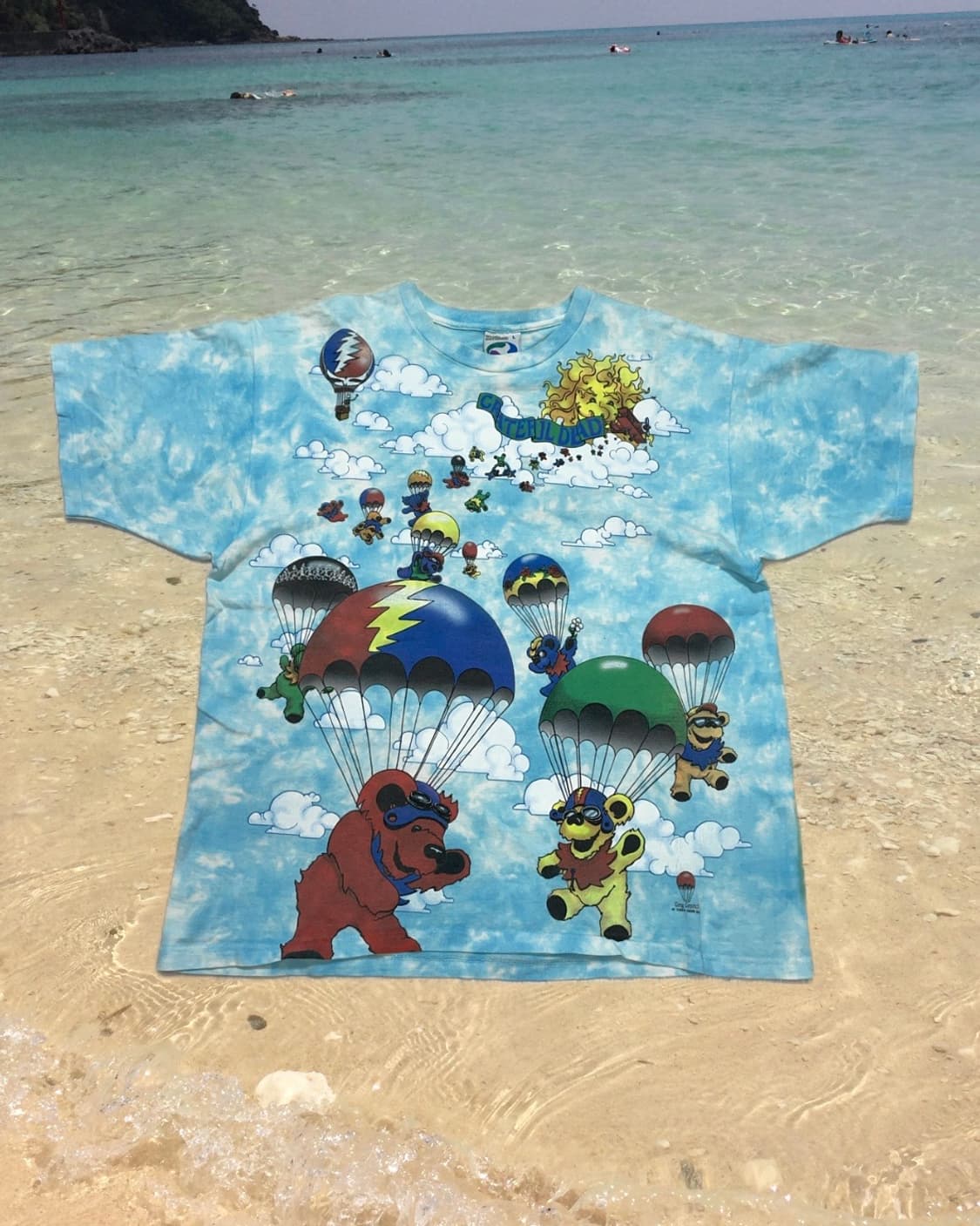 Rare!) OG 90s Grateful Dead AOP T-Shirt 상품이미지2