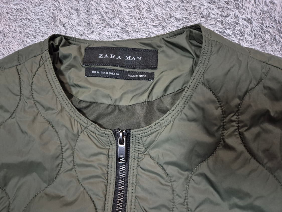 ZARA MAN 남성 경량 퀄팅 패딩 자켓 M 상품이미지2