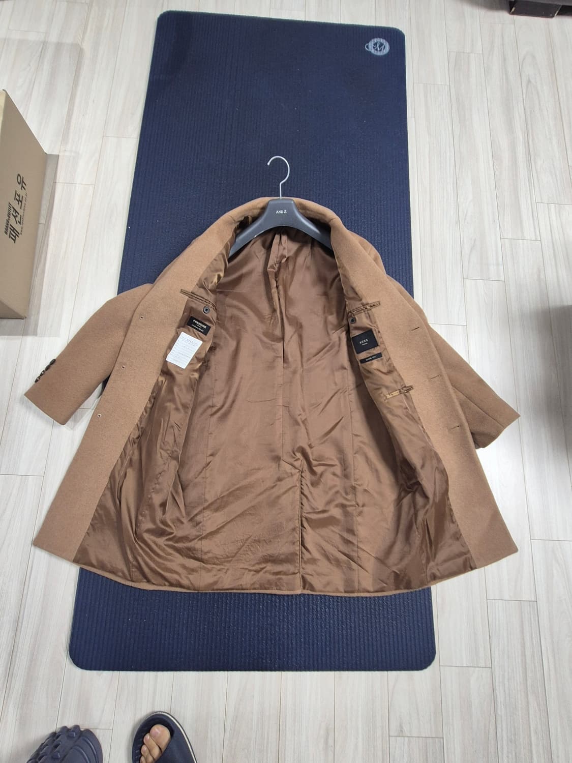 XESS 캐시미어 카멜 코트 100에서 105 상품이미지6