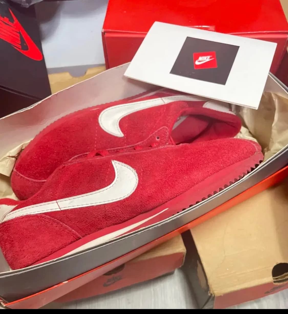 나이키 코르테즈 스웨이드 레드 1990년 260 상품이미지1