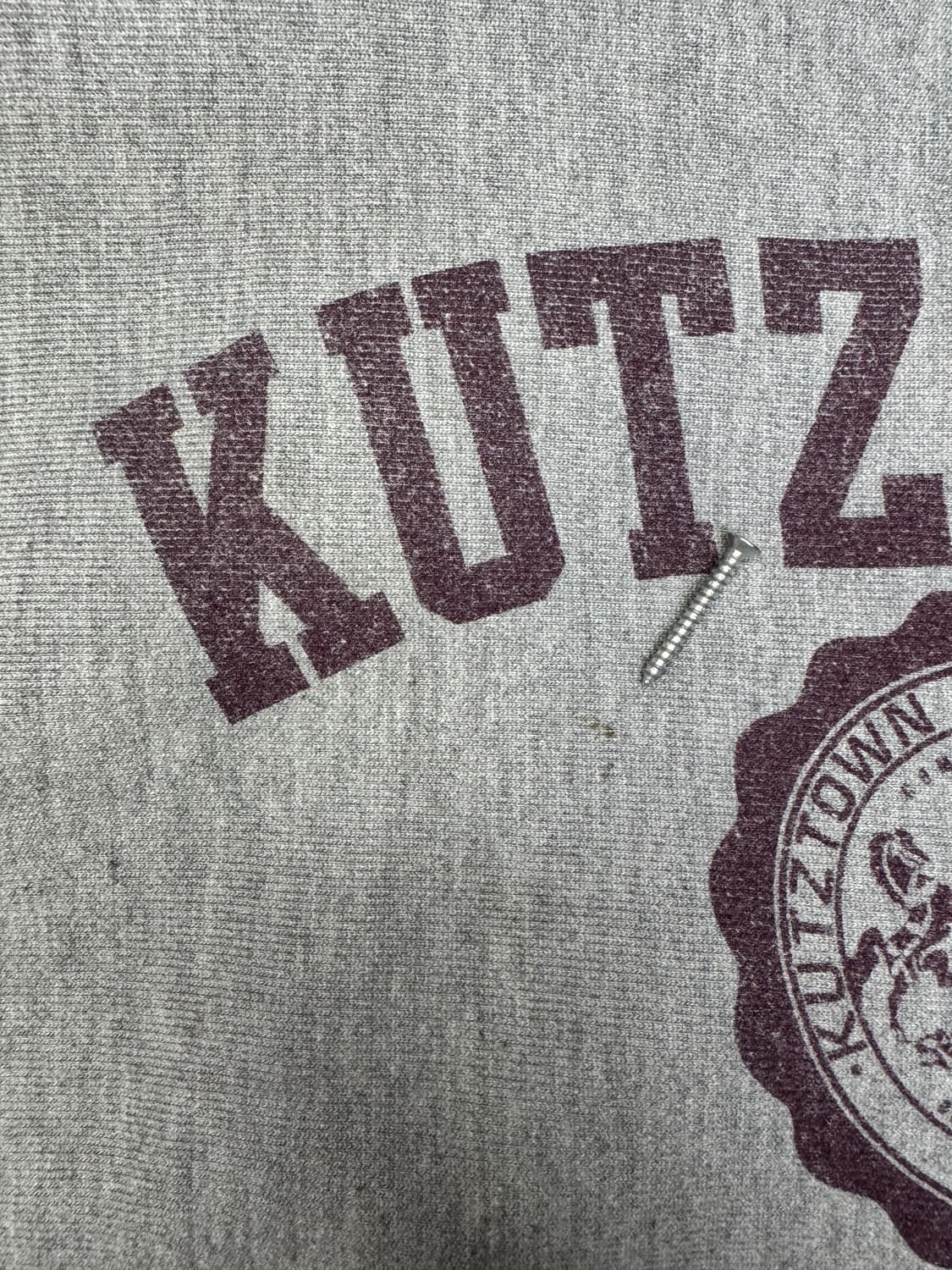 빈티지 90s 챔피온 오리지널 리버스위브 KUTZTOWN 맨투맨 XL 상품이미지4