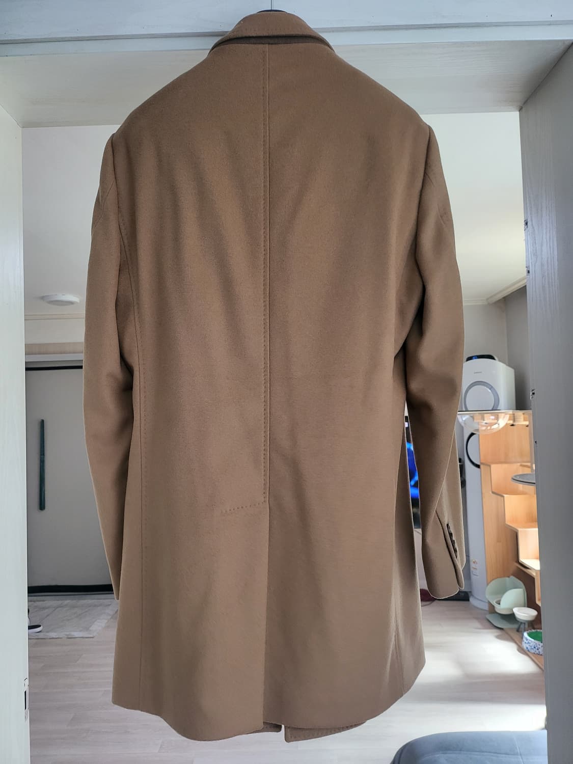마시모두띠 캐시미어 카멜 베이지 코트 상품이미지2