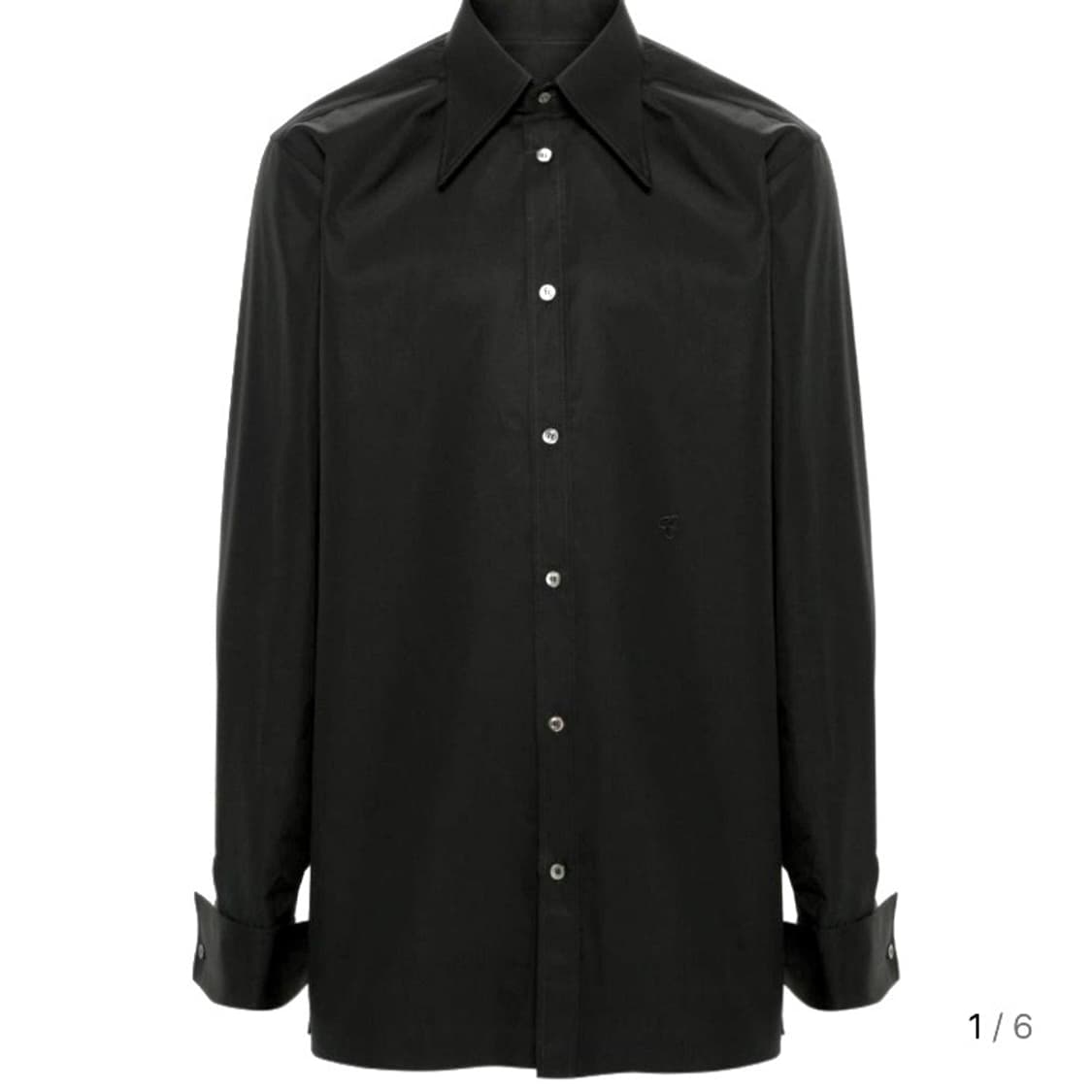 (41) 메종 마르지엘라 포인트 카라 포플린 셔츠 상품이미지5