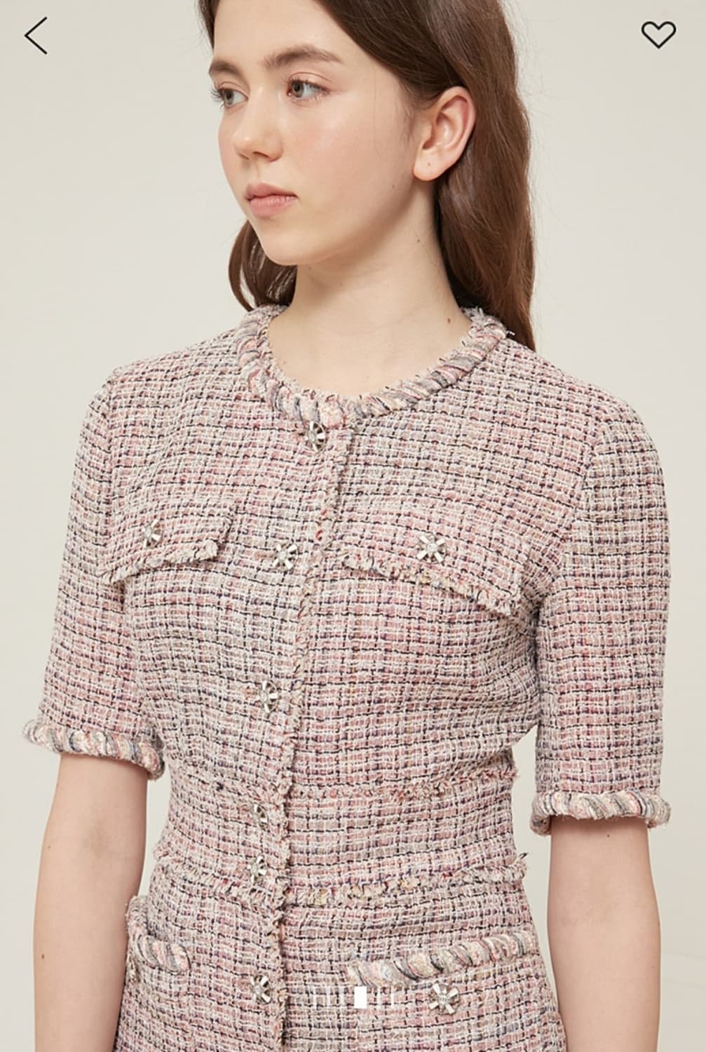 마인 트위드 미니원피스 상품이미지3