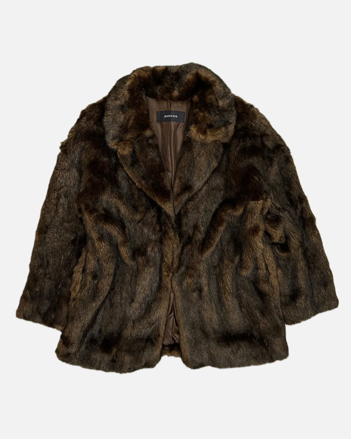 brown grunge fur jacket 상품이미지1