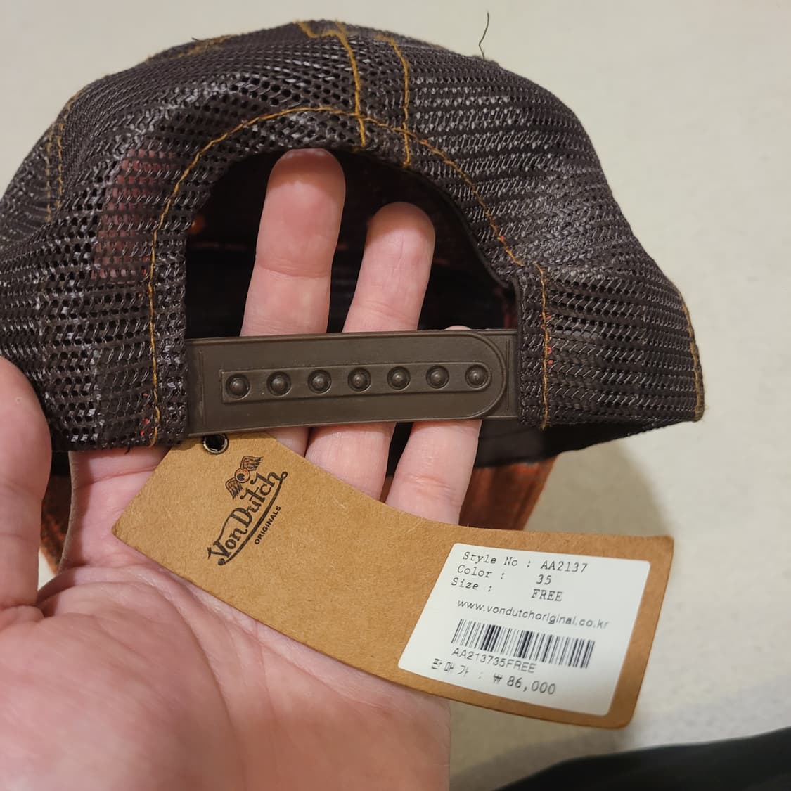 본더치 메쉬 트러커캡 상품이미지3