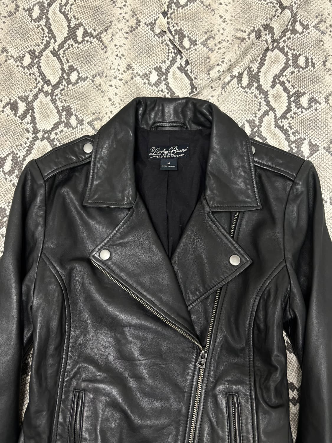 RockChic LambSkin Buckle Jacket 상품이미지4