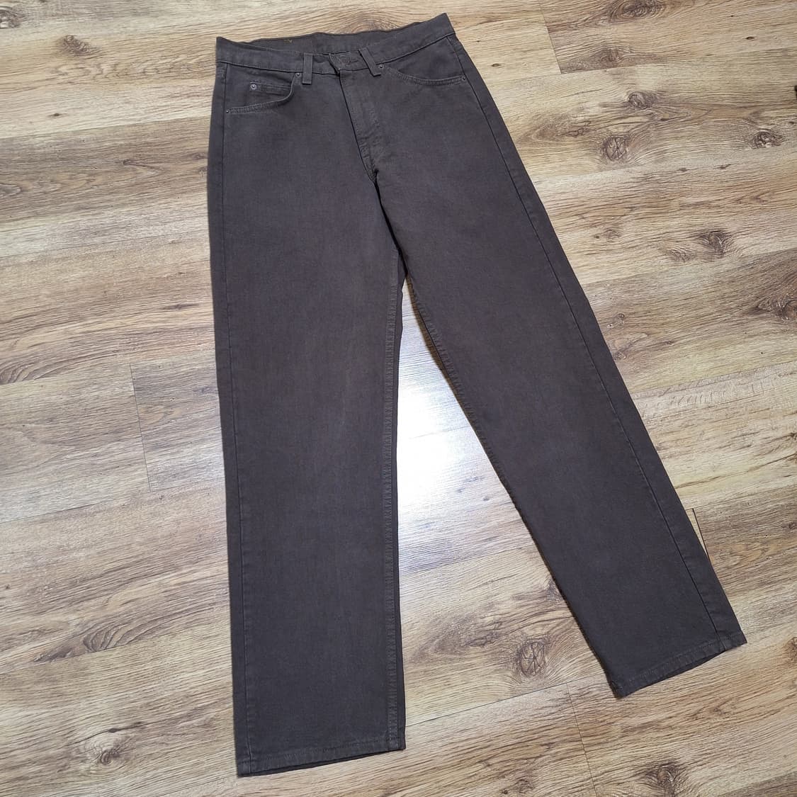 90s 빈티지리바이스 565 오렌지탭 브라운 W31L34 상품이미지2