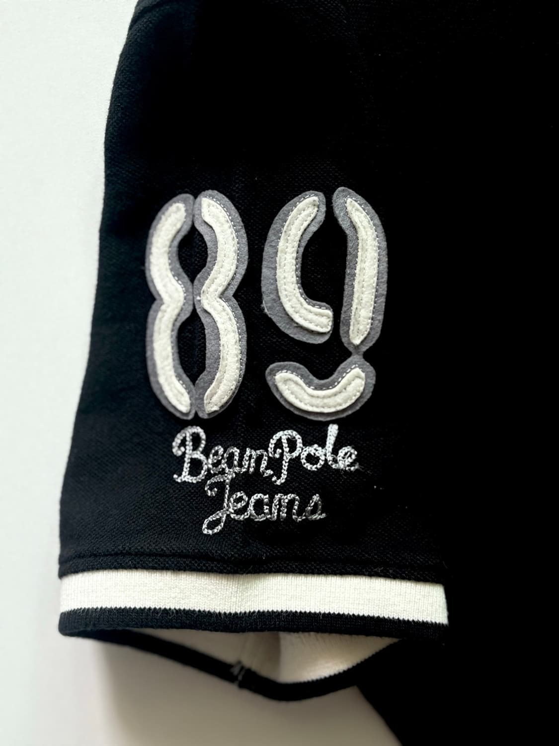 Bean Pole 빈폴 블랙 럭비 카라티  상품이미지4