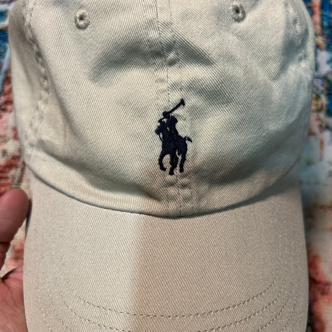 [OS] 폴로 랄프로렌 베이지 로고 볼캡 상품이미지2