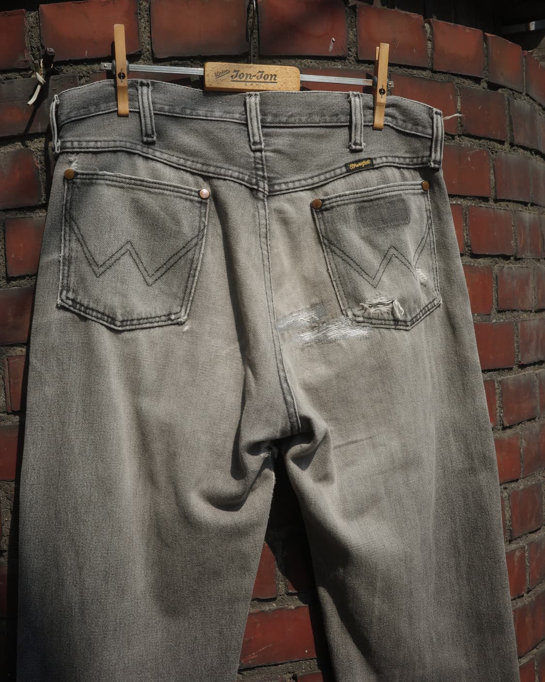 90’s Wrangler 디스트로이드 13mwz 데님 팬츠 상품이미지6