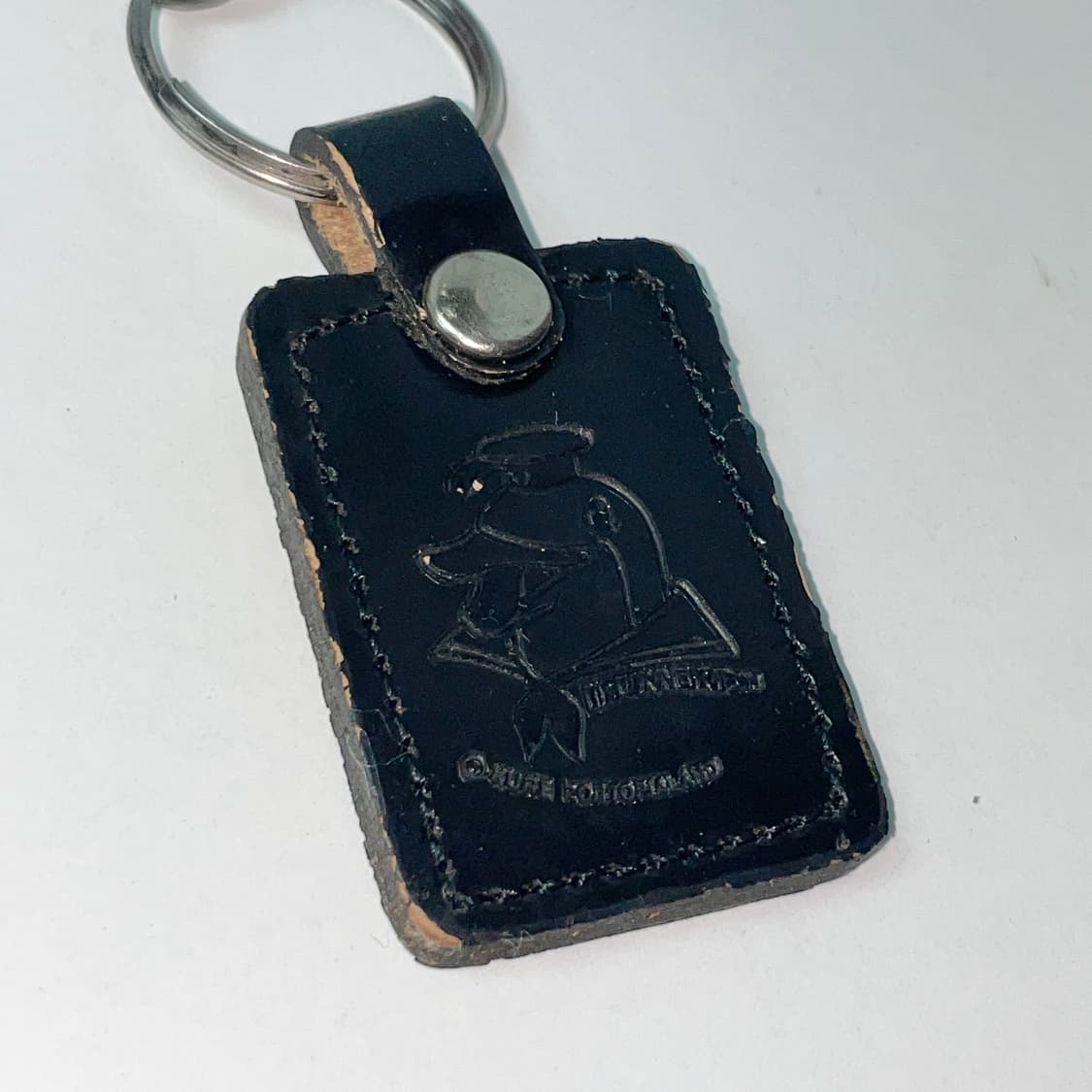 [중고] 돌고래 블랙 가죽 키링 상품이미지2